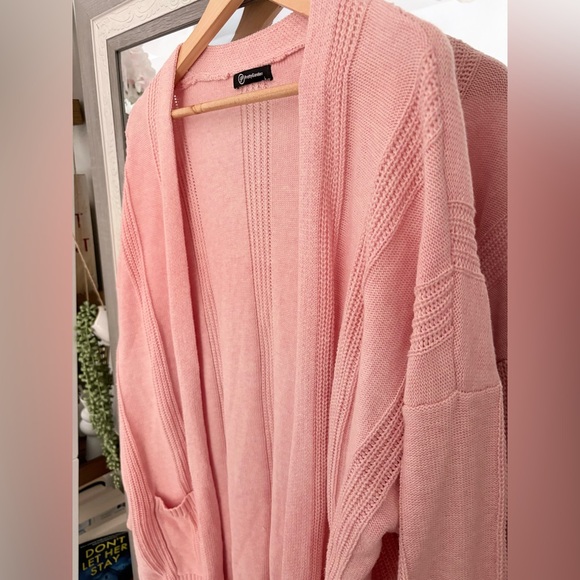 🦋 $20 Pretty Garden Pink Knit Cardigan - Picture 4 of 5